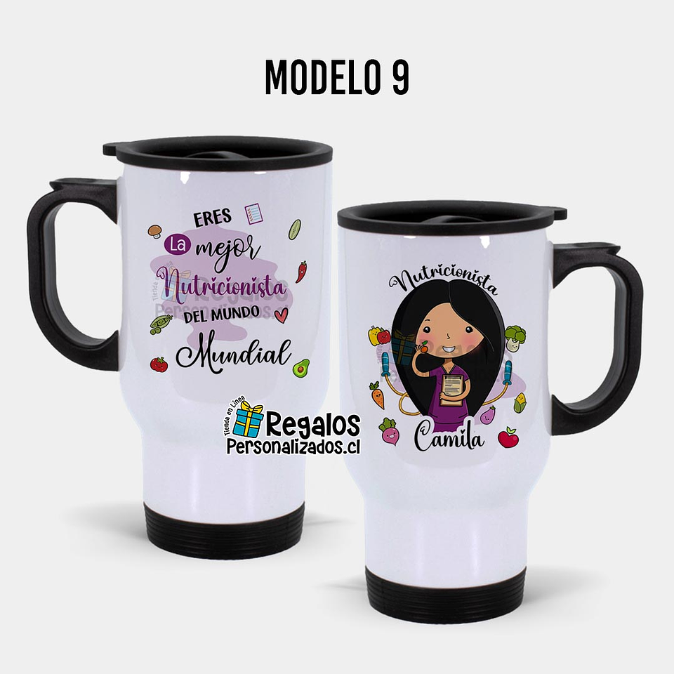 Mug térmico diseño Nutricionista 10
