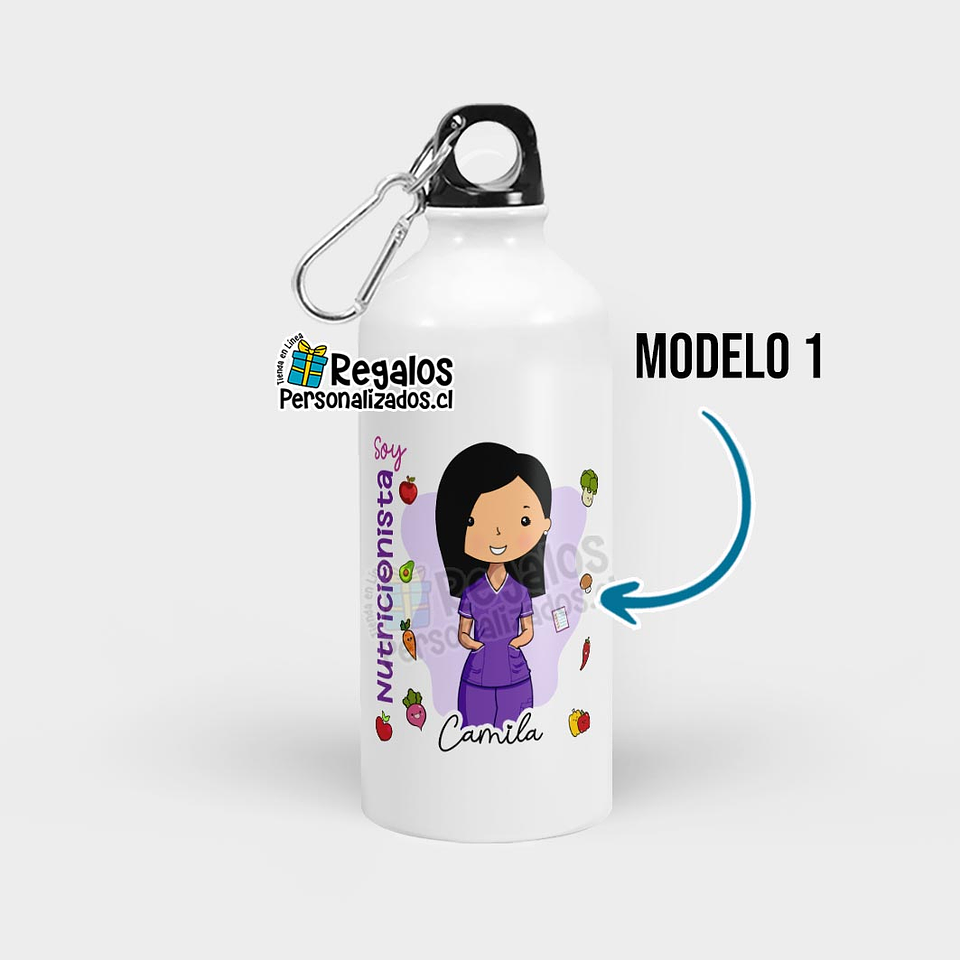 Botella diseño Nutricionista 2
