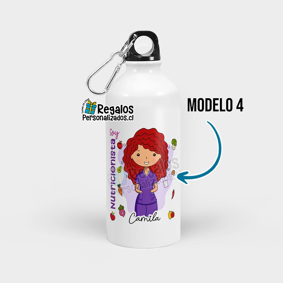 Botella diseño Nutricionista 5