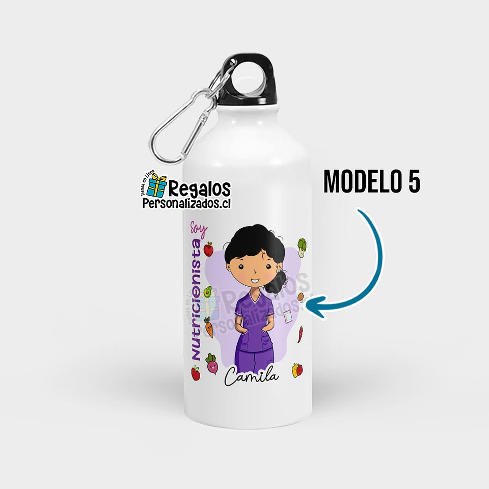Botella diseño Nutricionista 6