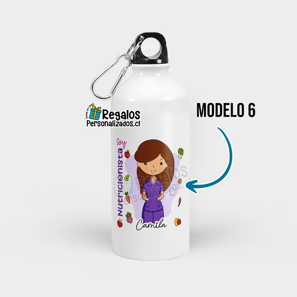 Botella diseño Nutricionista 7