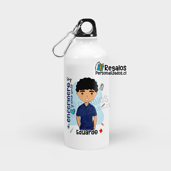 Botella diseño Enfermero 1