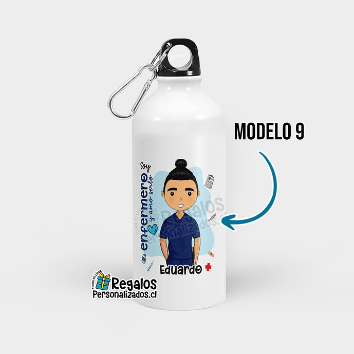 Botella diseño Enfermero 10