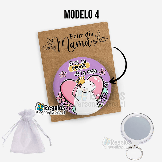 Llavero espejo diseño dia de la madre 5