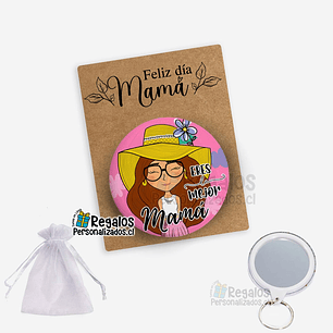 Llavero espejo diseño dia de la madre