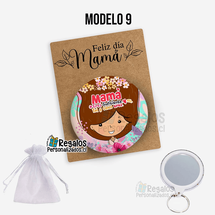 Llavero espejo diseño dia de la madre 10