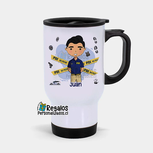 Mug térmico diseño PDI Varón 1