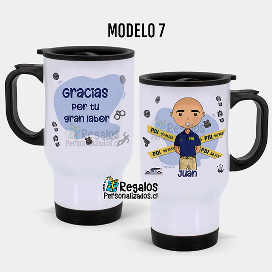 Mug térmico diseño PDI Varón 8