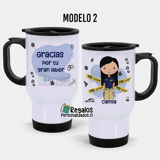 Mug térmico diseño PDI Mujer 3