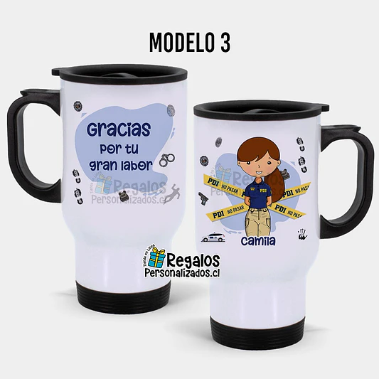 Mug térmico diseño PDI Mujer 4