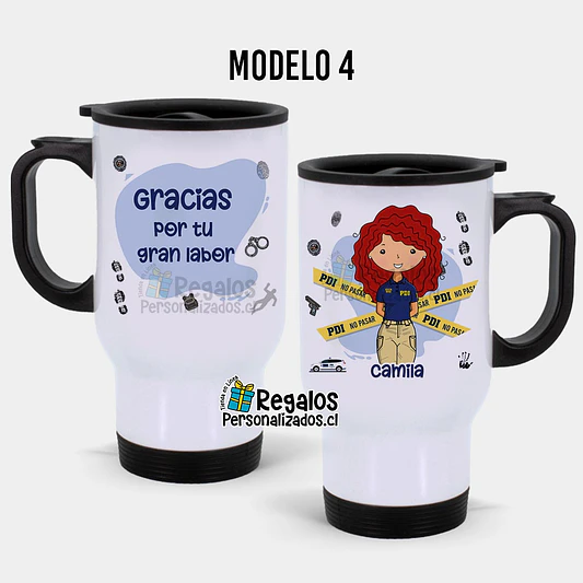 Mug térmico diseño PDI Mujer 5
