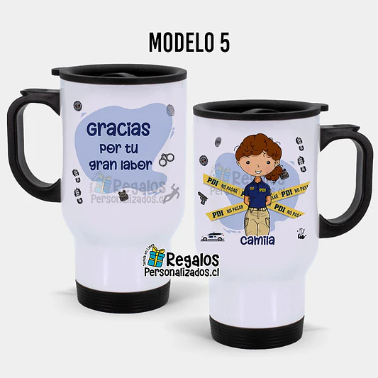 Mug térmico diseño PDI Mujer 6