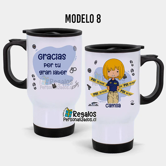 Mug térmico diseño PDI Mujer 9