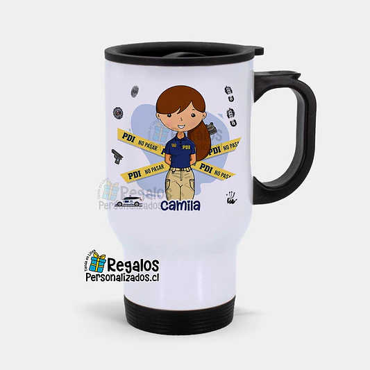 Mug térmico diseño PDI Mujer 1