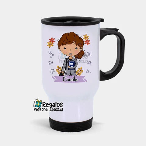 Mug térmico diseño Abogada