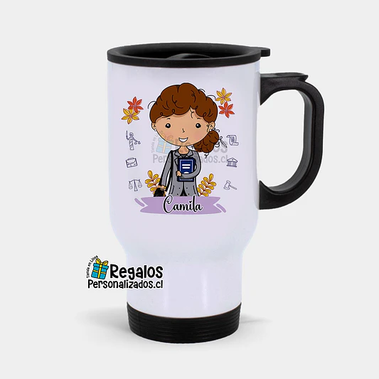 Mug térmico diseño Abogada 1