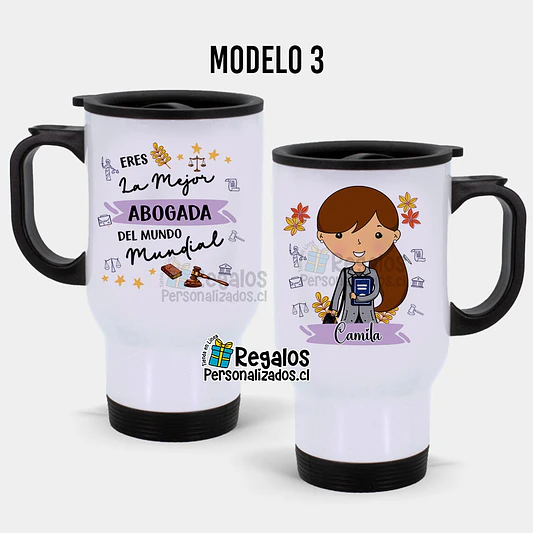 Mug térmico diseño Abogada 4