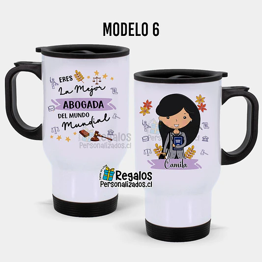 Mug térmico diseño Abogada 7