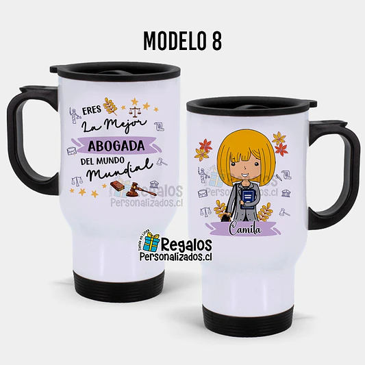 Mug térmico diseño Abogada 9