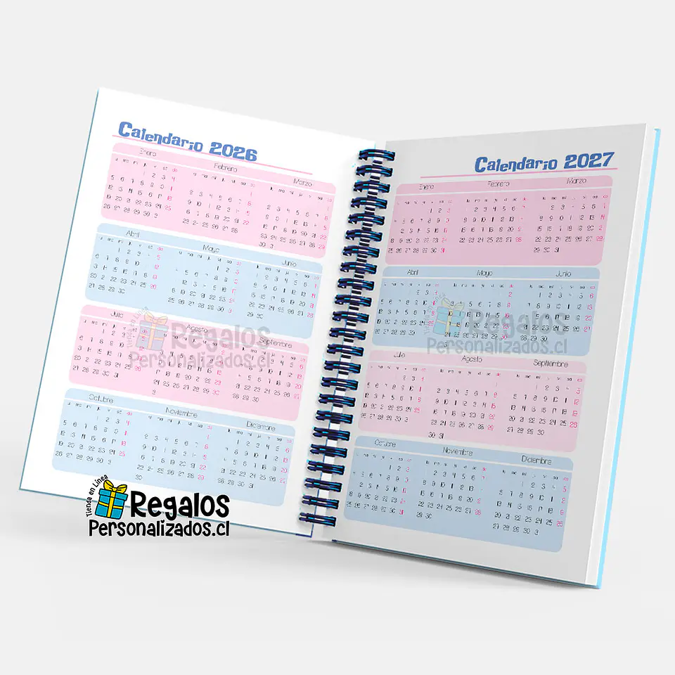 Agenda planificador Stitch nombre personalizado 5