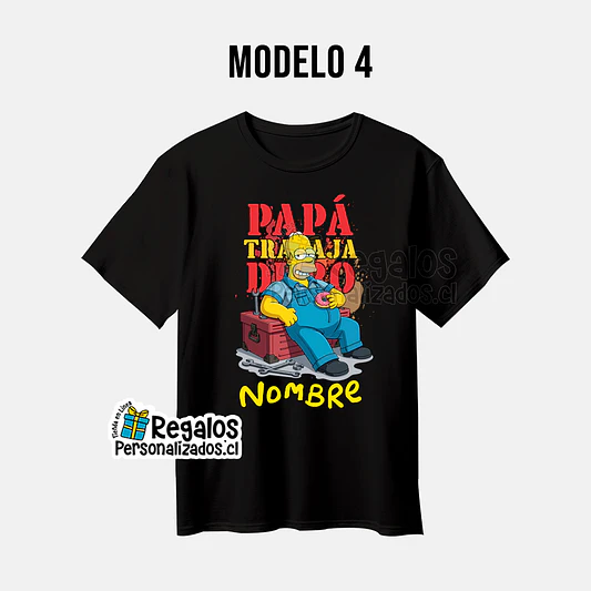 Polera Papá Simpson 5