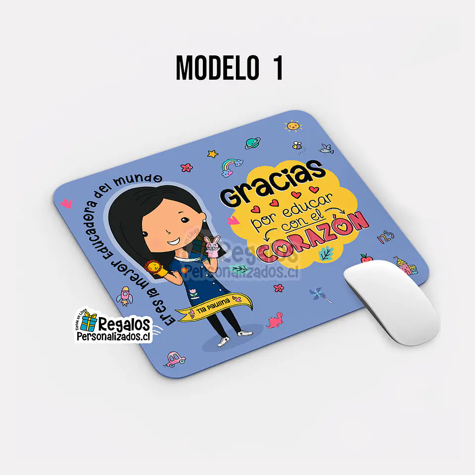 Mouse pad diseño Técnico Ed. de Párvulos 2