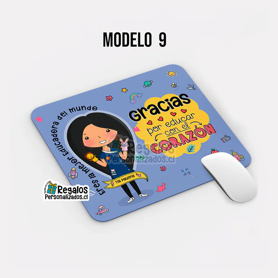 Mouse pad diseño Técnico Ed. de Párvulos 10