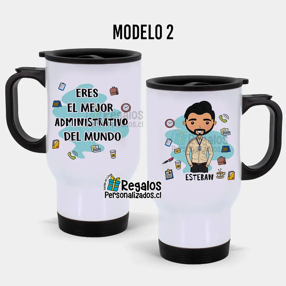 Mug térmico diseño Administrativo 3