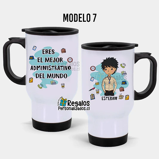 Mug térmico diseño Administrativo 8