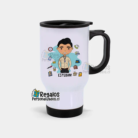 Mug térmico diseño Administrativo