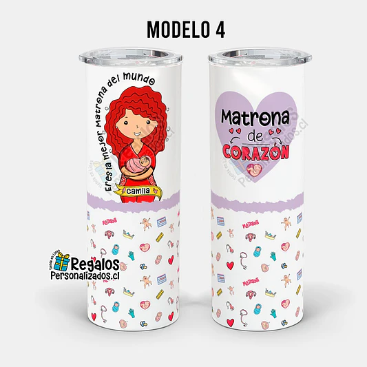 Vaso térmico skinny diseño Matrona 5