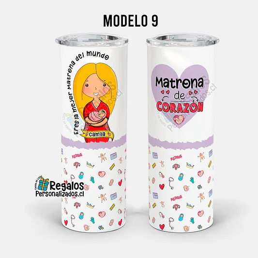 Vaso térmico skinny diseño Matrona 10