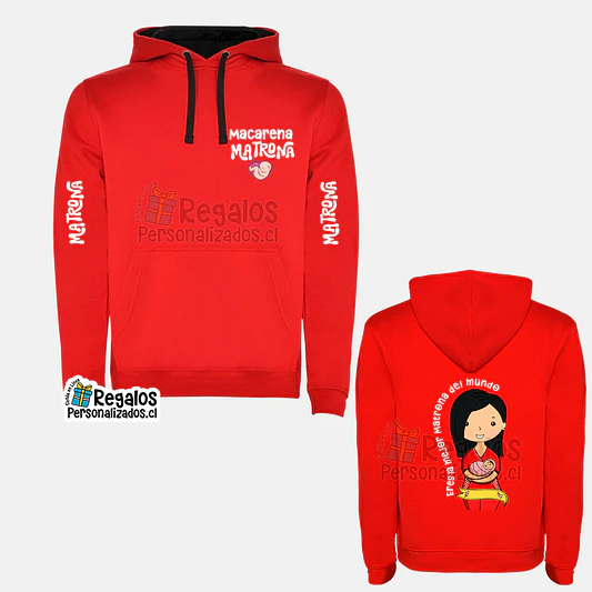 Poleron canguro diseño matrona 1