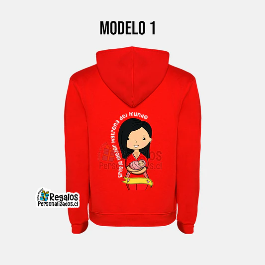 Poleron canguro diseño matrona 3