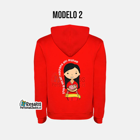 Poleron canguro diseño matrona 4