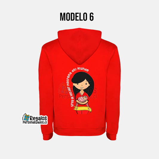 Poleron canguro diseño matrona 8