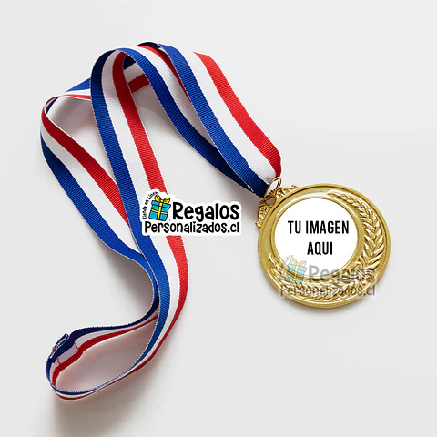 Medalla dorada personalizada