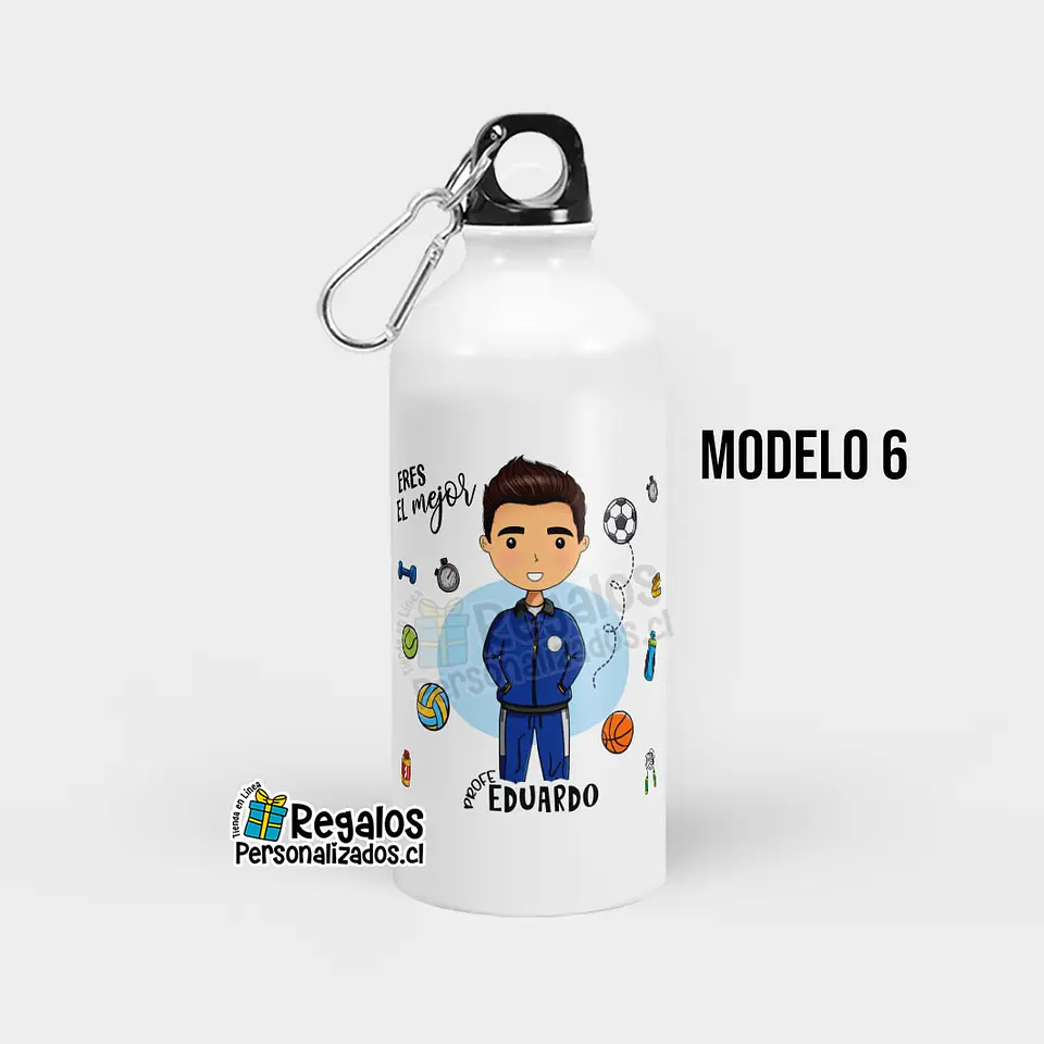 Botella diseño Profe Ed. Física 7