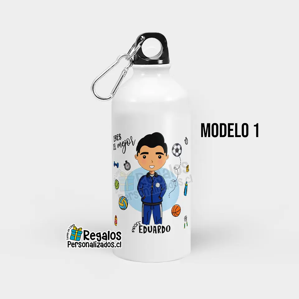 Botella diseño Profe Ed. Física 2