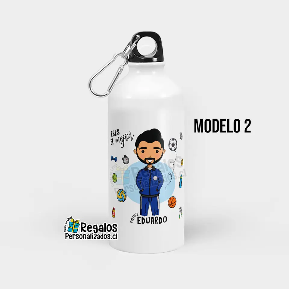 Botella diseño Profe Ed. Física 3