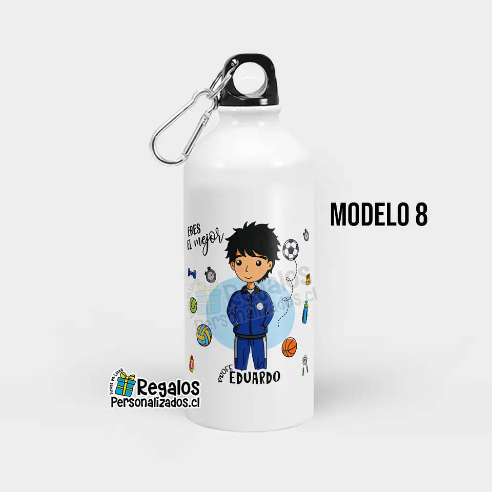 Botella diseño Profe Ed. Física 9