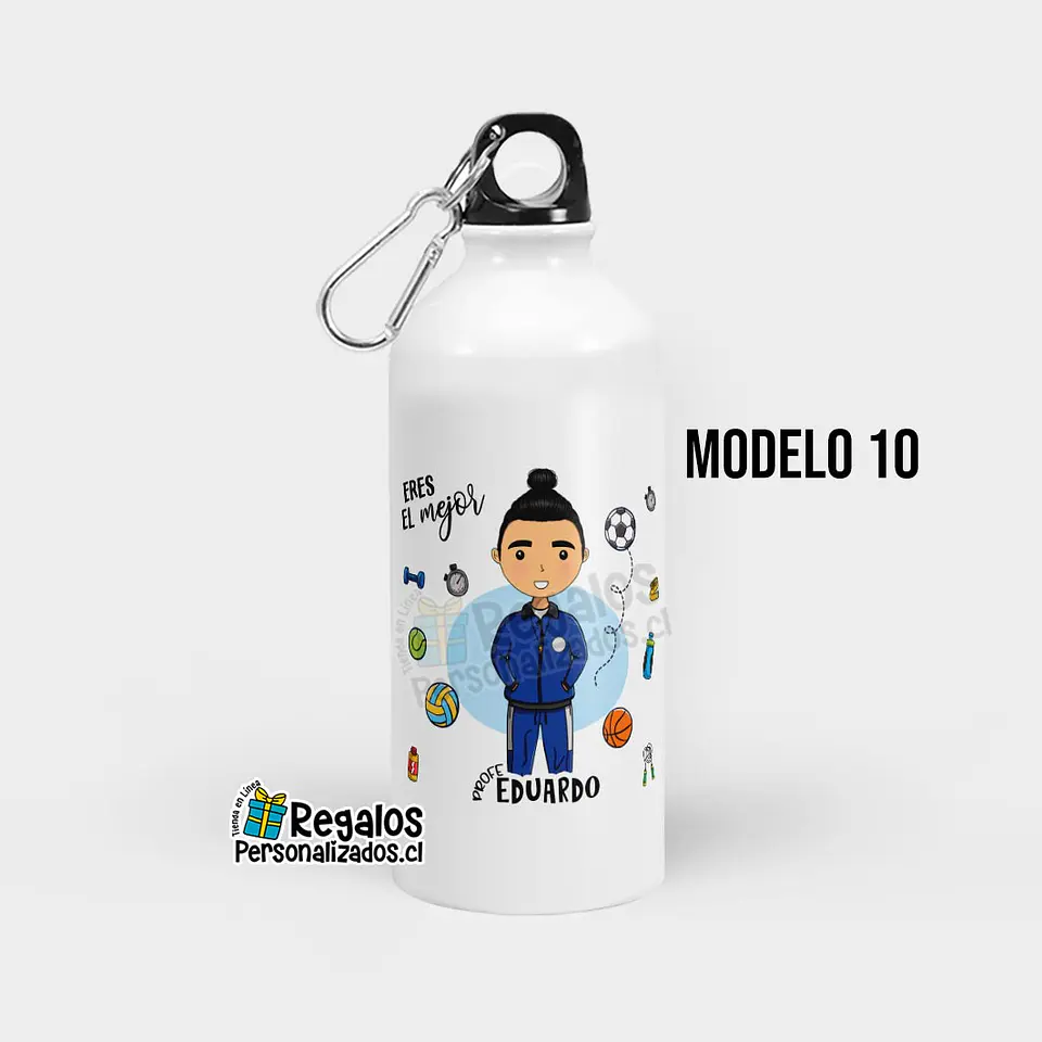 Botella diseño Profe Ed. Física 11