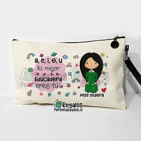 Estuche diseño Educadora de Parvulos