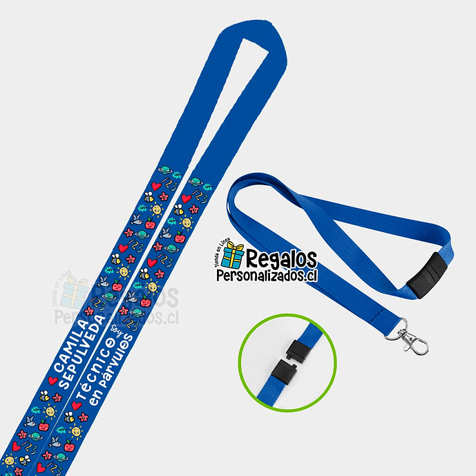 Lanyard diseño Tecnico Educación Parvularia 2
