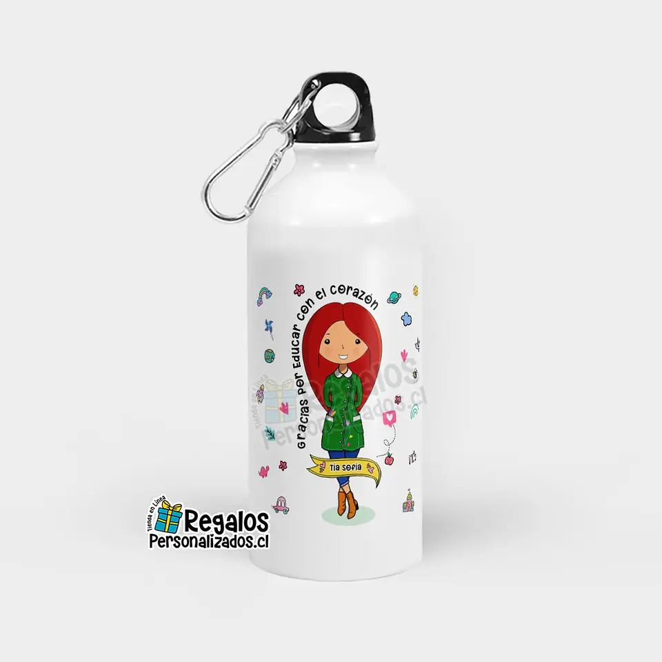 Botella diseño Educadora de Párvulos 1