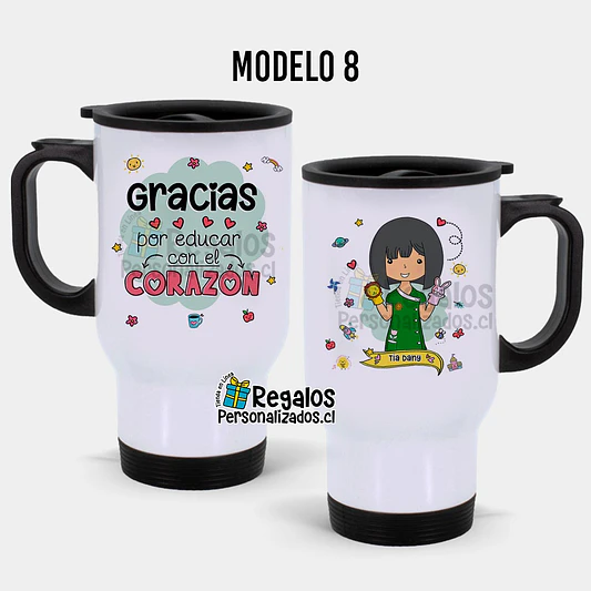 Mug térmico diseño Educadora de Párvulos 9
