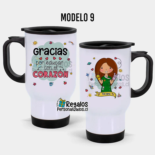 Mug térmico diseño Educadora de Párvulos 10