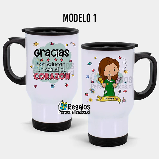 Mug térmico diseño Educadora de Párvulos 2