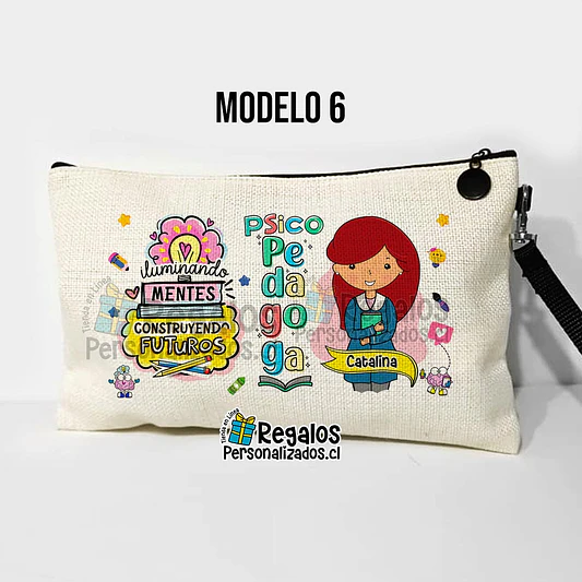 Estuche neceser diseño Psicopedagoga 10
