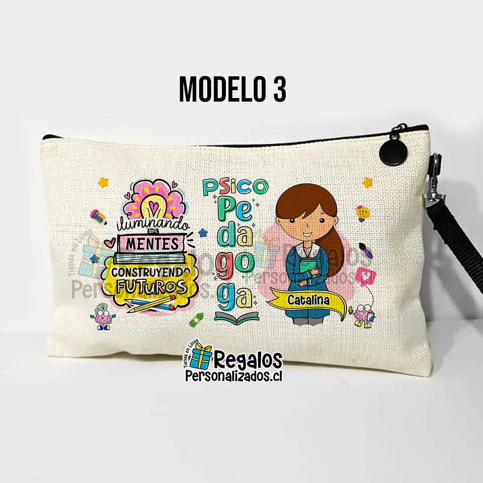 Estuche neceser diseño Psicopedagoga 7